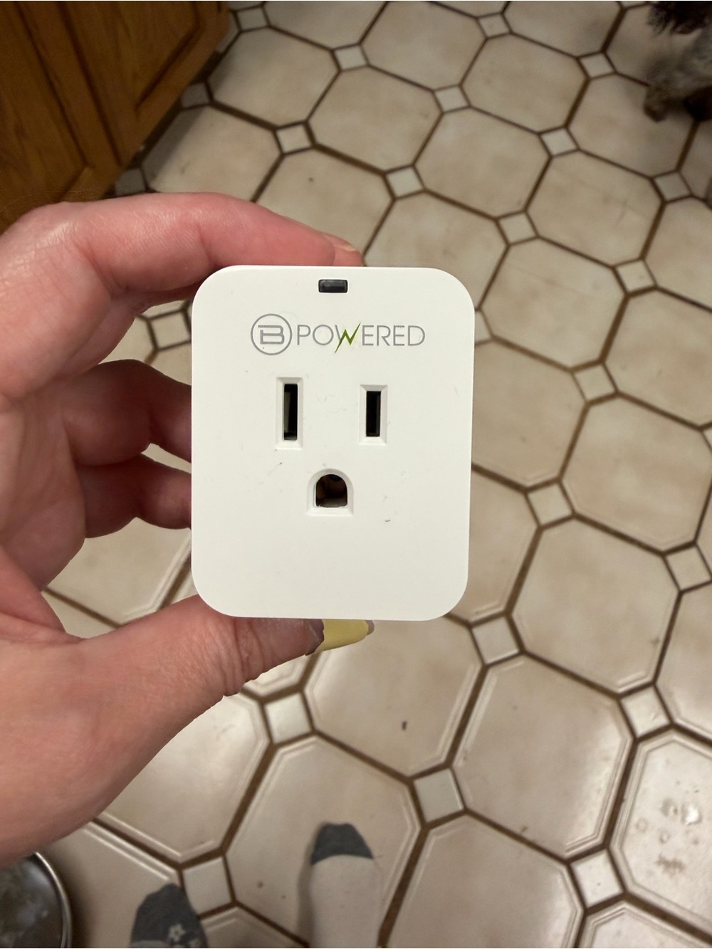 B Powered White Smart Plug